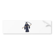 Grim Reaper Death Skeleton Bumper Sticker