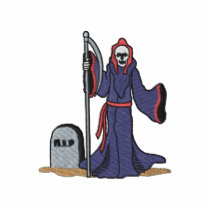 Grim Reaper embroidered shirts