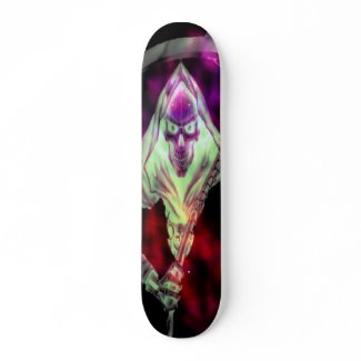 Grim Reaper Goth Skateboard skateboard