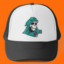 grim reaper hooded skeleton hats