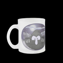Grim Reaper Kilroy Frosted Mug