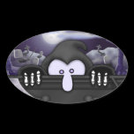 Grim Reaper Kilroy Oval Sticker stickers