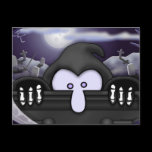 Grim Reaper Kilroy Postcard postcards