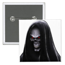 Grim Reaper Pinback Buttons