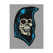 grim reaper post card