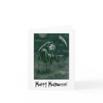 Grim Reaper Rat, Happy Halloween! cards