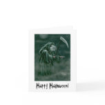 Grim Reaper Rat, Happy Halloween! Card