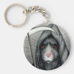 Grim Reaper Rat Keychain