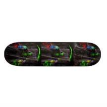 Grim Reaper Skateboard green