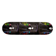 Grim Reaper Skateboard light ghost