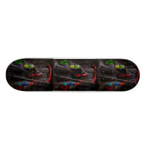 Grim Reaper Skateboard red