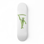 grim reaper standing with scythe skate board decks