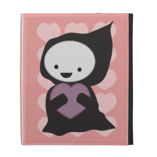 Grim Reaper with Heart Caseable Case iPad Folio Case