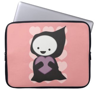 Grim Reaper with Heart Electronics Bag