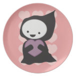 Grim Reaper with Heart Party Plate