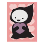 Grim Reaper with Heart Postcard