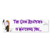 Grim Reaperess bumper stickers