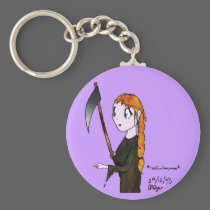Grim Reaperess keychains