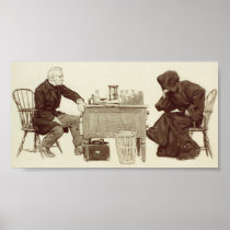 Grim Reaper's Chess Print