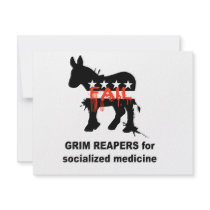 Grim reapers for socialized medicine personalized invite