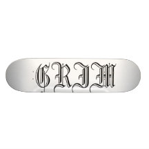 GRIM SKATE BOARD DECKS