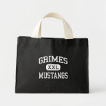 Grimes - Mustangs - Middle School - Grimes Iowa Tote Bags