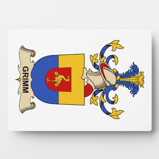 Grimm Family Crest Plaque Zazzle