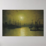 Grimshaw's Nightfall Thames Posters