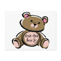 Grin & Bear It Postcard