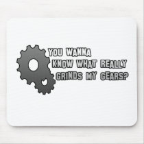 grind my Gears Mousepads