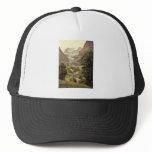 Grindelwald, church and Eiger Mountain, Bernese Ob Mesh Hat