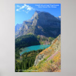 Grinnell Lake and Angel Wing Mountain Print
