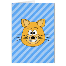 Grinning Cat. Card