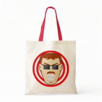 Grinning Dan Tote Bags