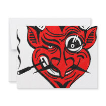 Grinning Devil invitations
