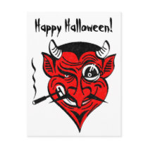 Grinning Devil postcards