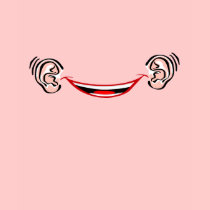 Grinning from Ear to Ear t-shirts
