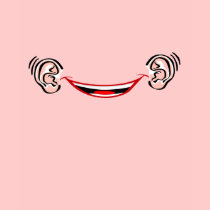 Grinning from Ear to Ear t-shirts