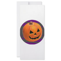 Grinning Pumpkin rack cards