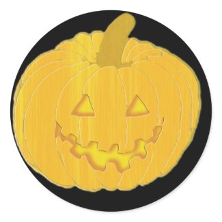 Grinning Pumpkin sticker