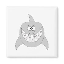 Grinning Shark magnets