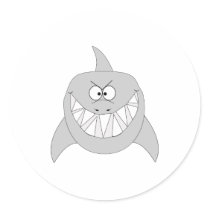 Grinning Shark stickers