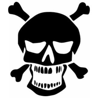 Grinning Skull & Bones shirt