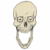 Grinning Skull photo sculptures