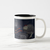 Gris africano Mut de Halloween Tazas