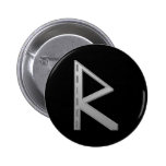 Gris de la runa de Raidho Pin