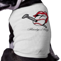 gris oxidado del logotipo del nailz, Nailz oxidado Camisa De Perro