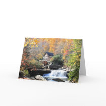 Grist Mills Falls Greeting Cards