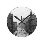 Griswold Street, Detroit, Mich. 1906 Wall Clock