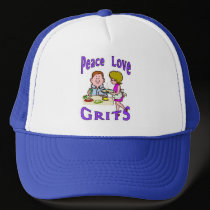 Grits Peace Love hats